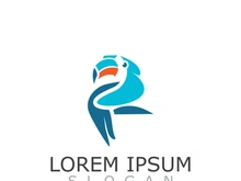 Toucan simple logo design image bird vector illustration