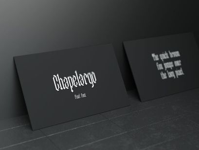 Chapelargo | Pixel Font