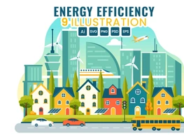 9 Energy Efficiency in the City Illustration preview picture