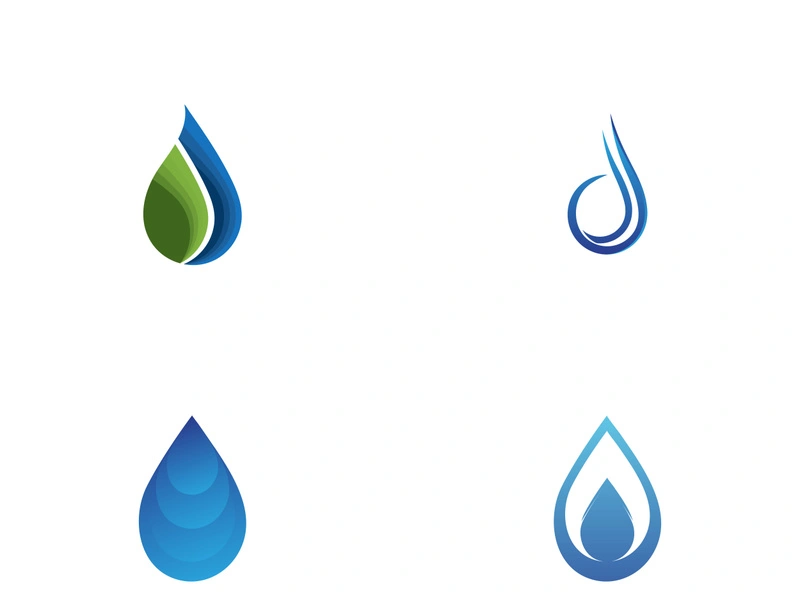 Water drop Logo Template vectorWater drop Logo Template vector