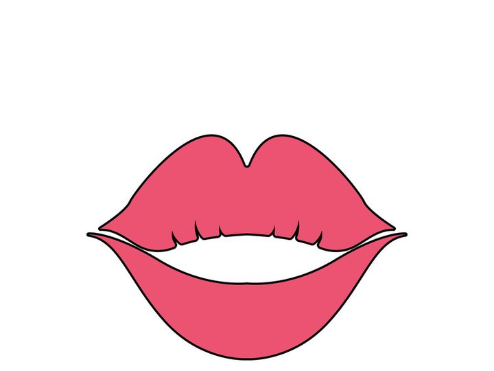 Woman's lips icon vector illustration design template