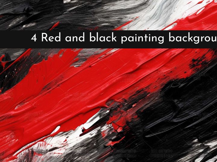 A red and black painting background