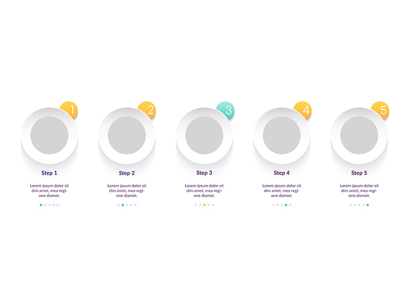 Multipurpose vector infographic template in simple creative style