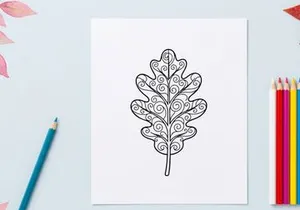Decorative metal leaf wall art. Elegant home decor accent for living rooms and offices.