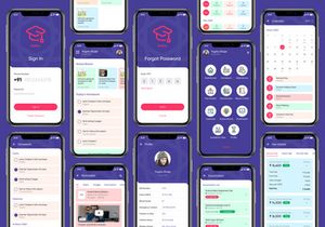 Stellar School App - Student UI Kit for Figma & Adobe XD