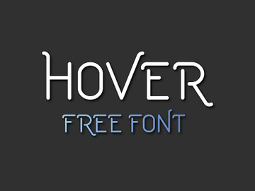 Hover Free Font preview picture