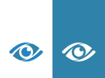 Eye logo icon design template illustration preview picture