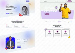Sio - Personal Portfolio Website Figma Template