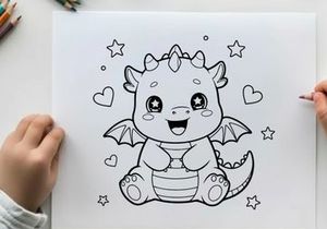 Cute happy bat baby with hearts vector illustration