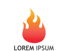 Fireball logo design with modern concept