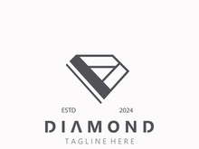 Diamond jewelry Logo, jewelry shop business identity, emblem, creative design