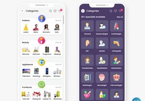Category UI Design - Mobile App Categories List Kit