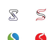 S letter logo design vector