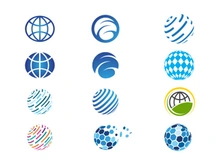 Global Wire World icon illustration