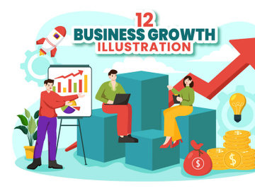 12 Business Growth Illustration preview picture
