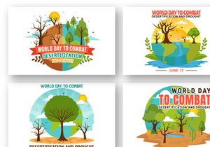 12 Day to Combat Desertification and Drought Illustration