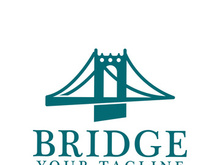Bridge logo icon design and business symbol template