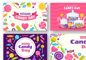 12 National Candy Day Illustration