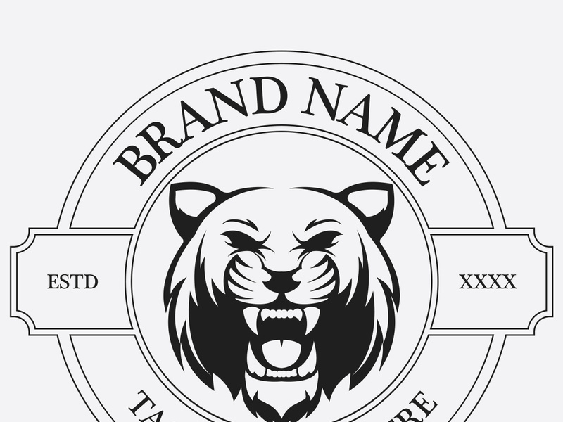 Tiger logo vintage