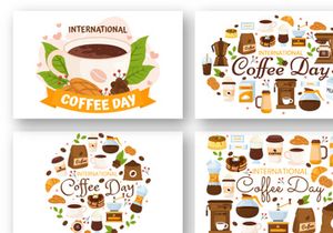 16 International Coffee Day Illustration