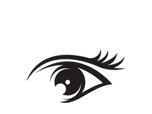 Branding Identity Corporate Eye Care vector logo design