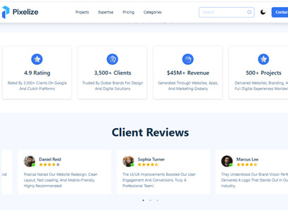 Pixelize Portfolio Nextjs Template