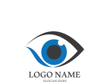 Branding identity corporate eye care vector logo design