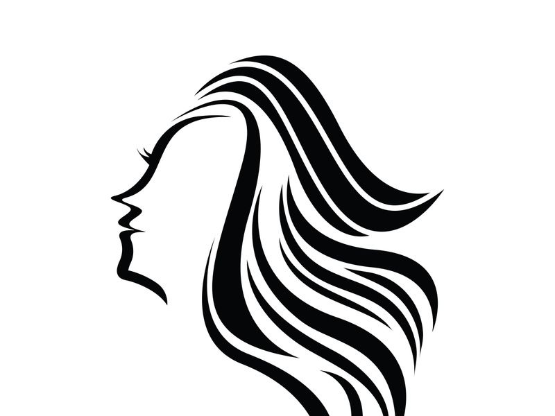 Women beauty, salon, spa, hair minimalist logo design inspiration