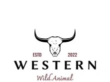 Long horn bull logo vector