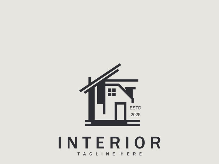Home Interior logo building design template architecture unique styles