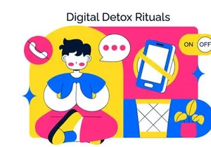 10 Digital Detox Rituals Illustration