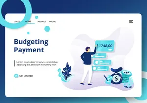 Credit And Loan Landing page template vol 1