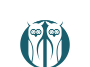 Owl logo icon design animal and simple business abstract vector