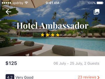 Travelisto UI Kit - Hotel preview picture