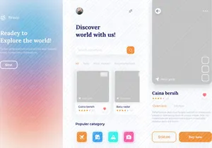 Travel Mobile App Ui Kit