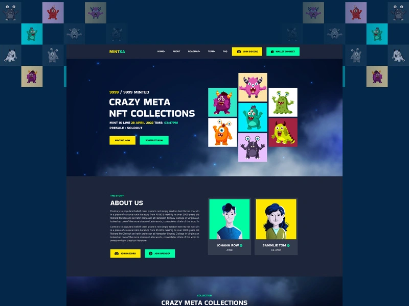 Nft Minting Website Template