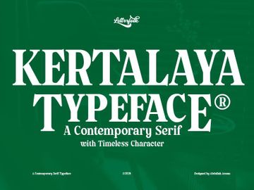Kertalaya Serif preview picture