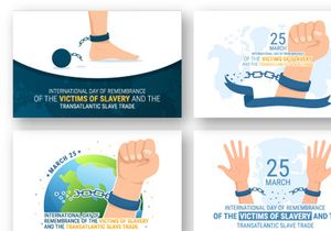 13 Remembrance of the Victims of Slavery and Slave Trade Illustration