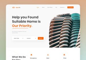 Apartit - Real Estate Landing Page