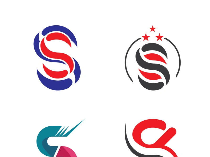 Business corporate S letter logo design vector