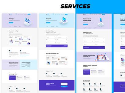 Digital Agency Template WebCheck UI For Figma And Photoshop