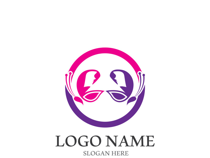 Butterfly logo icon vector design illustration