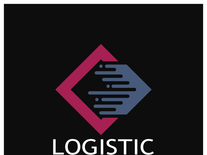 logistics logo icon illustration vector design  distribution symbol  delivery of goods  economy  finance