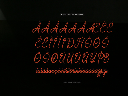Stay Again | Monoline Script Font