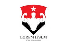 Vector object and Icons for Sport Label  Gym Badge  Fitness Logo Design