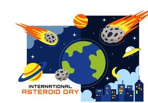 10 World Asteroid Day Illustration