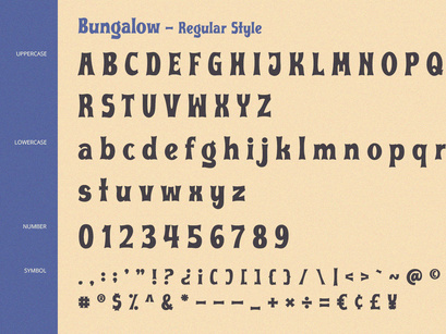 Bungalow - Display Font