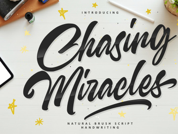 Chasing Miracles - Handwriting Script preview picture