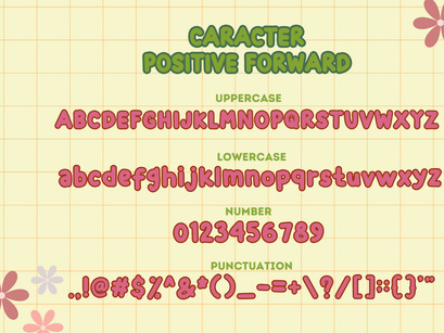 Positive Forward - Playful Display Font