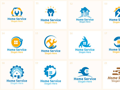 40 Home Service Logo Bundle